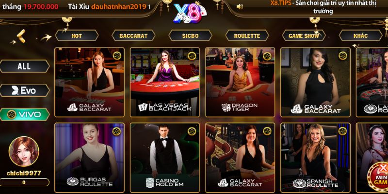 Casino live sở hữu hình ảnh HD 4K sắc nét 