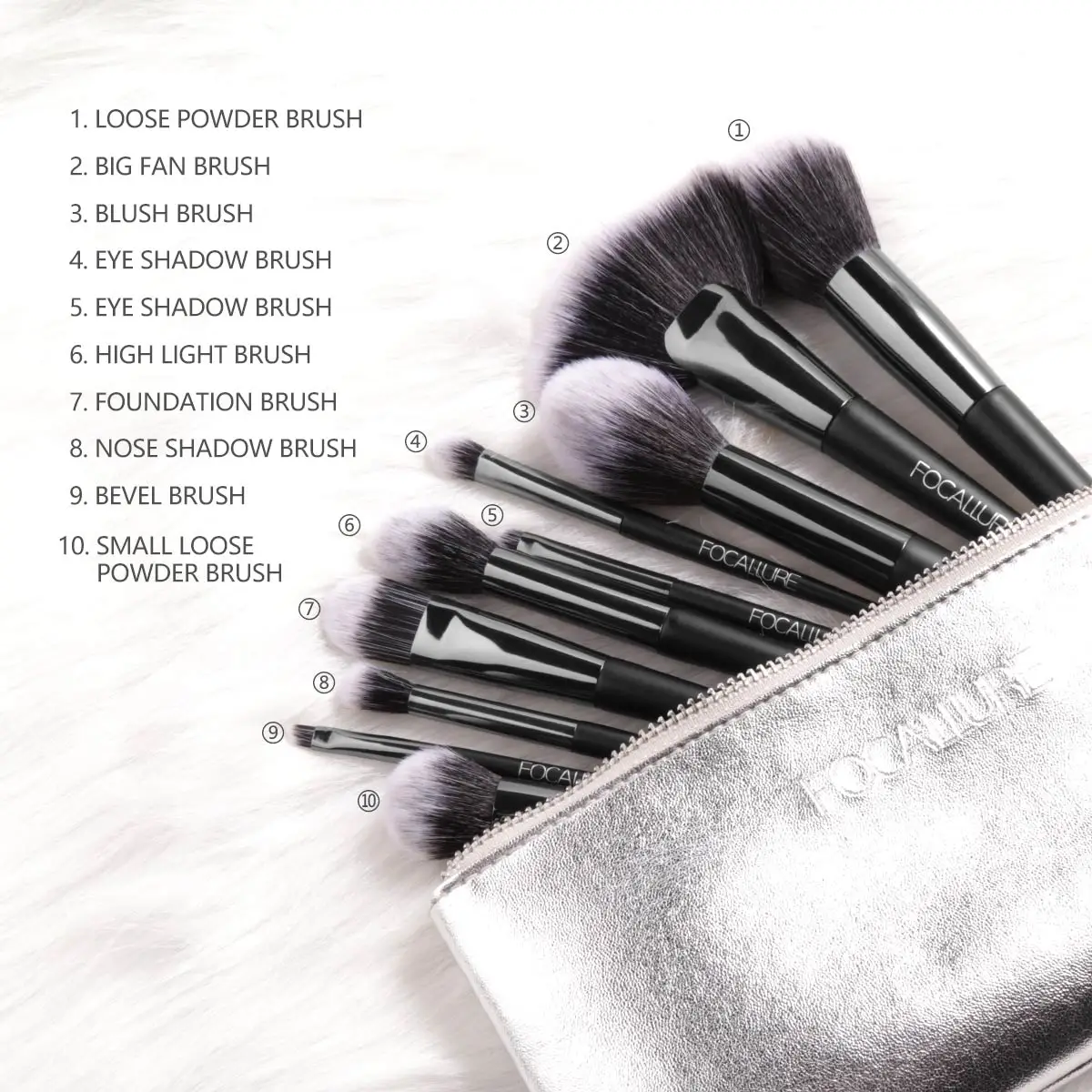 6/10Pcs Brushes Bundle