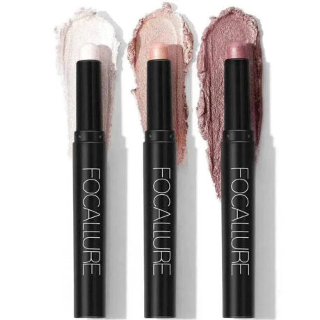 3Pcs Shimmer Cream Eyeshadow Stick Kit （#1 & #2 & #3）