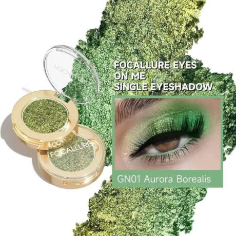 Eyes On Me Pressed Powder Shadow #GN01 Aurora Borealis