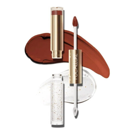 Focallure Juicy Mark Lip Stain & Lip Oil Duo #BB01 HAZELNUT SPREAD