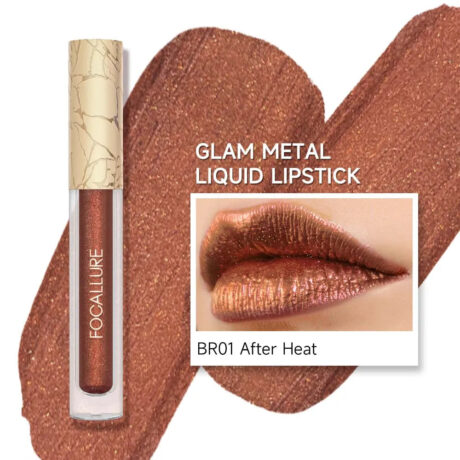 Glam Metal Liquid Lipstick #BR01 After Heat