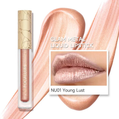 Glam Metal Liquid Lipstick #NU01 Young Lust