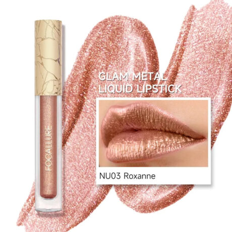 Glam Metal Liquid Lipstick #NU03 Roxanne