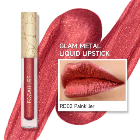 Glam Metal Liquid Lipstick #RD02 Painkiller