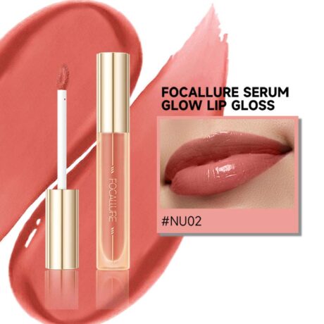 Serum Glow Lipgloss #NU02 Honey Nude