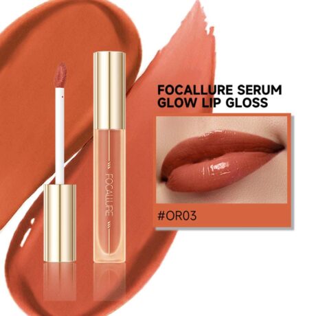 Serum Glow Lipgloss #OR03 Sunset Blaze